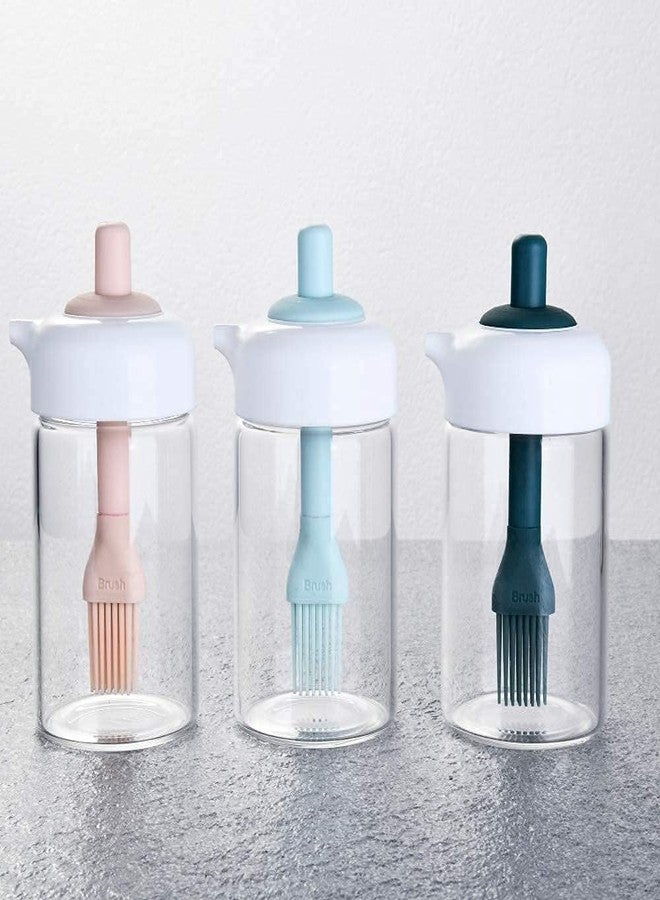 draval Oil Dispenser Bottle With Silicone Brush 2 in 1 Silicone Dropper Measuring Oil Dispenser Bottle - Image 1